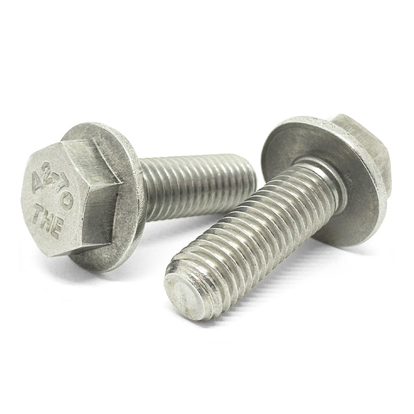 M8-1.25x30 A2-70 Stainless Steel Hex Flange Bolts
