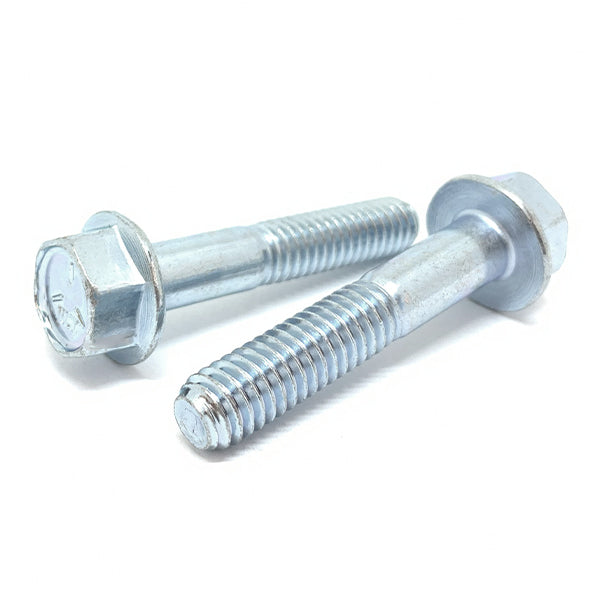 1/2-13x2-1/2" Grade 5 Hex Flange Bolts Zinc Clear