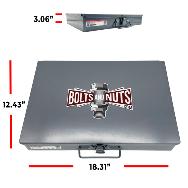 Metric Class 8.8 Hex Flange Bolts & Nuts Assortment - 765 PCS