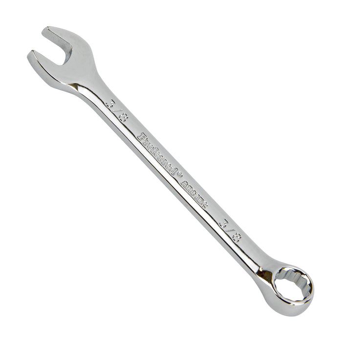 3/8" Combo Wrench, 12Pt. Proferred Combination Wrench, Chrome Finish