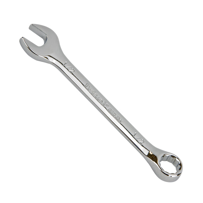 1/2" Combo Wrench, 12Pt. Proferred Combination Wrench, Chrome Finish