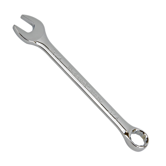 3/4" Combo Wrench, 12Pt. Proferred Combination Wrench, Chrome Finish