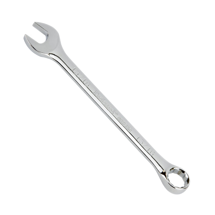 13/16" Combo Wrench, 12Pt. Proferred Combination Wrench, Chrome Finish