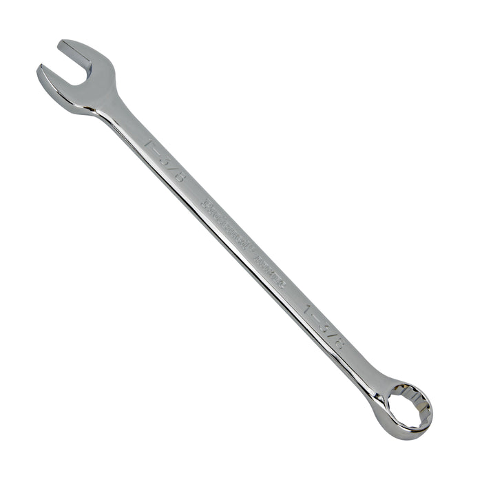 1 3/8" Combo Wrench, 12Pt. Proferred Combination Wrench, Chrome Finish