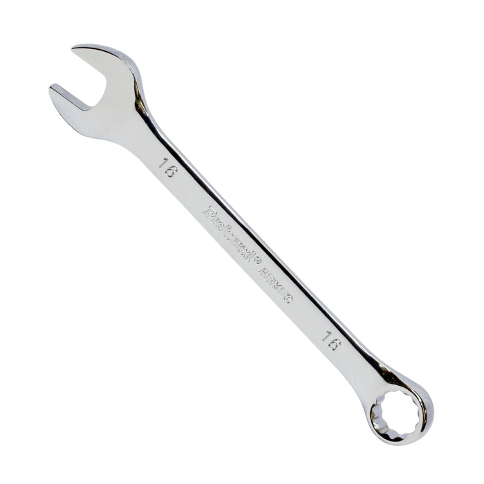 16MM (5/8") CHROME FINISH PROFERRED COMBINATION WRENCH, CHROME FINISH