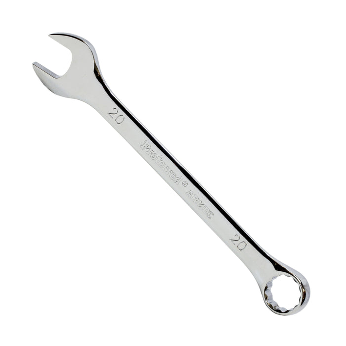 20MM CHROME FINISH PROFERRED COMBINATION WRENCH, CHROME FINISH