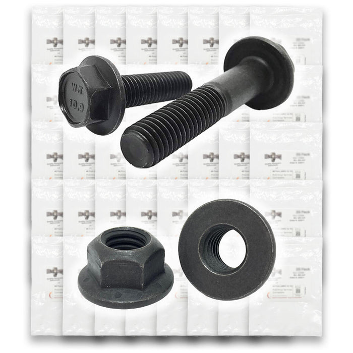 Inch & Metric Grade 8 / Class 10.9 Flange Bolt and Lock Nut Kit - 1175 PCS