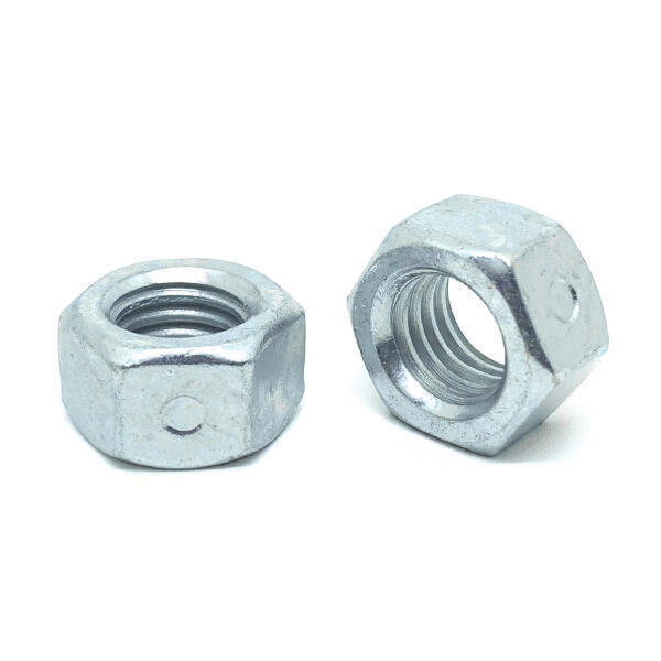 1/2"-20 Steel Two Way Reversible Hex Lock Nuts Zinc