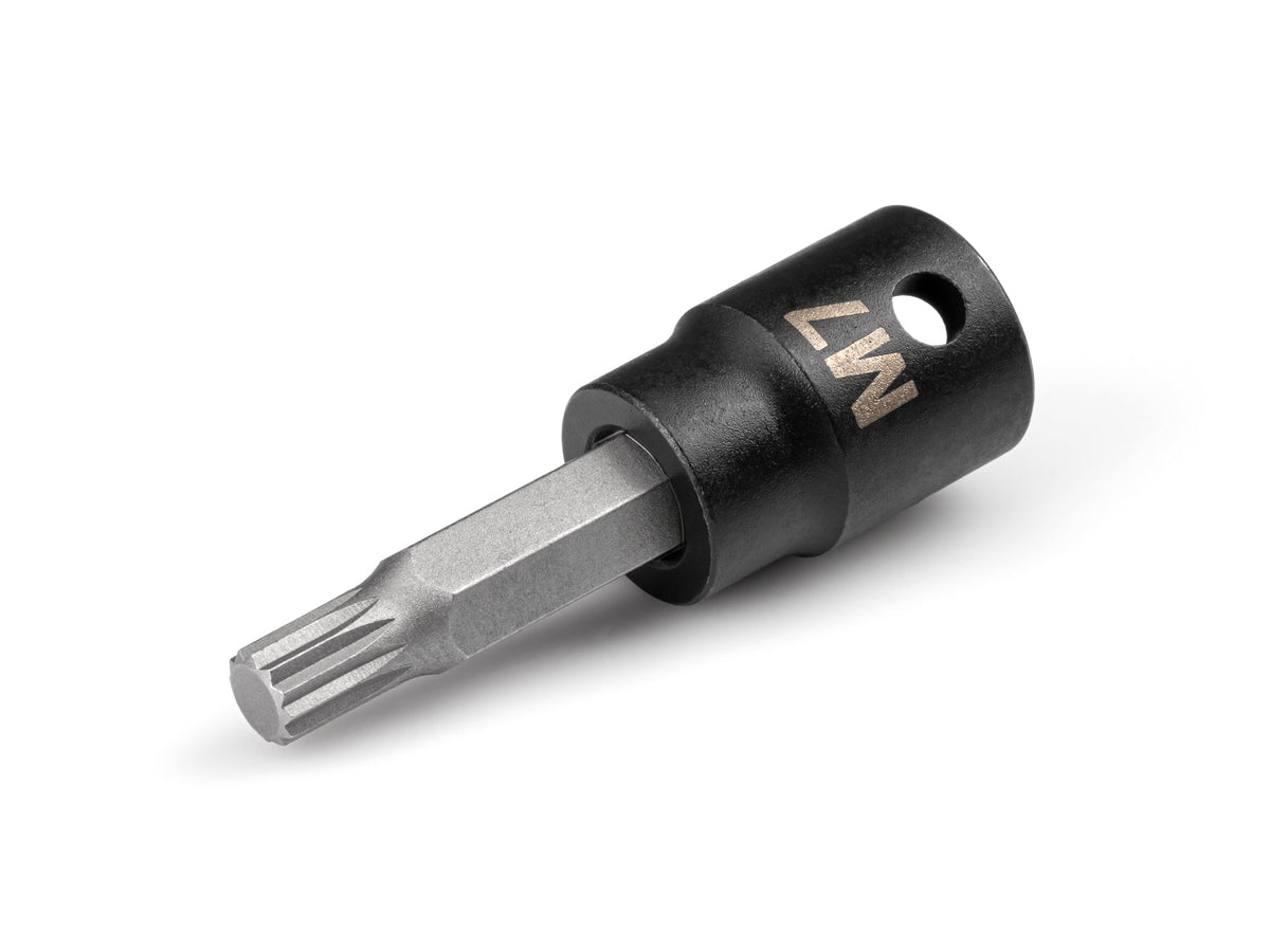 3/8 Inch Drive x M7 Triple Square Impact Bit Socket