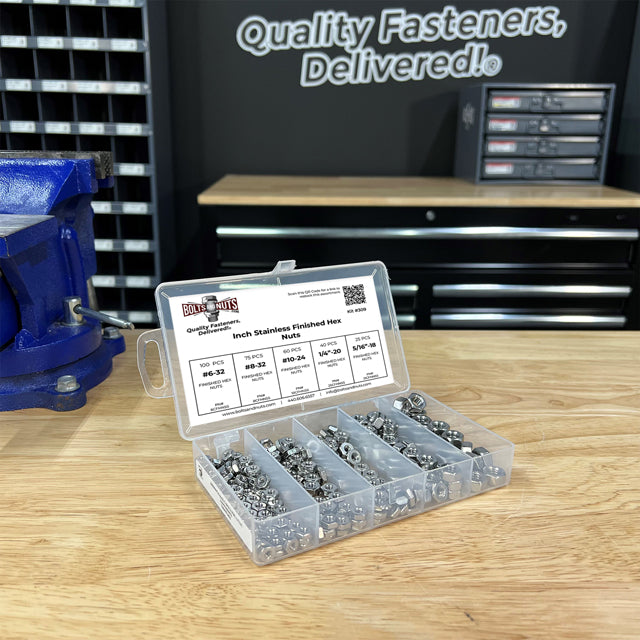 Inch Stainless Finished Hex Nuts