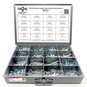 1/2"-13 Coarse Grade 5 Hex Cap Screws, Nuts, & Washers - 497 PCS