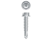 #12 Strong-Point Hex Washer Head 12-14 x 1-1/4, 410 Stainless Steel
