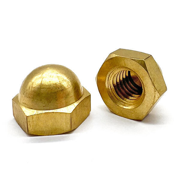 #6-32 Brass Acorn Nuts
