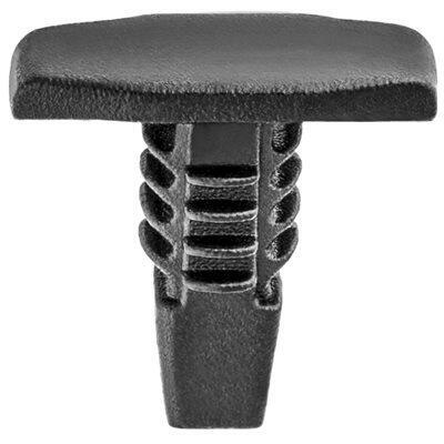 3/16"x7/16" Black Nylon Double Head Weather Strip Retainer