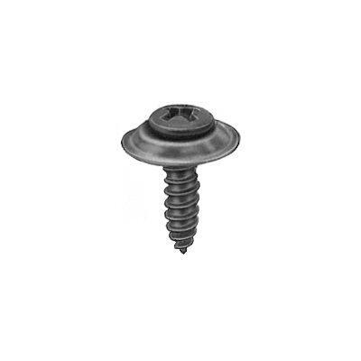 #8x1-1/4" Phillips Oval Head SEMS Tapping Screw, Type AB w/ Countersunk washer, Phosphate & Oil
