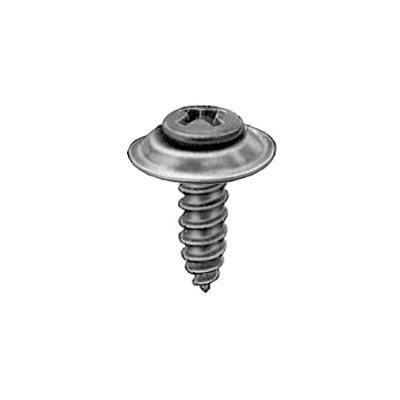 #10x3/4" Phillips Oval Head SEMS Tapping Screw, Type AB w/ Countersunk washer, Phosphate & Oil