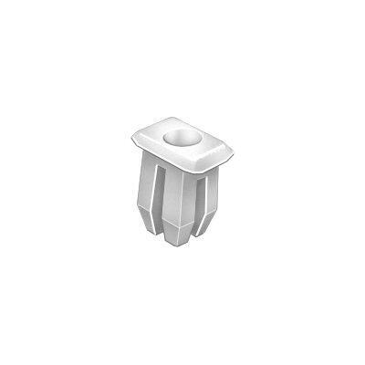 #6 White Nylon Square Nut Insert