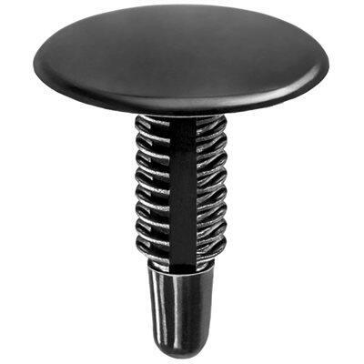 9/32"x1-1/16" Black Nylon Single Head Christmas Tree Retainer, 1" Head