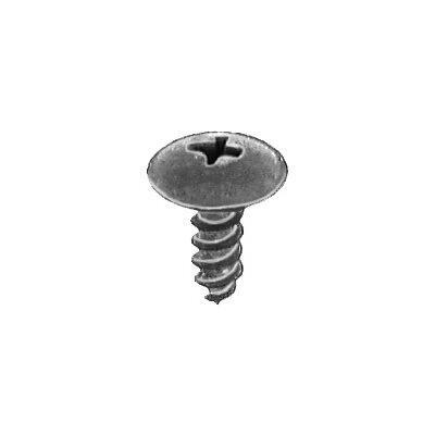 M5-2.12x15mm (#12) Phillips Truss Head Tapping Screw, Type A/AB, Black Phosphate