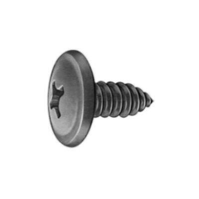 M6.3-1.81x16mm Phillips Truss Head Tapping Screw, Type A/AB, Black Phosphate