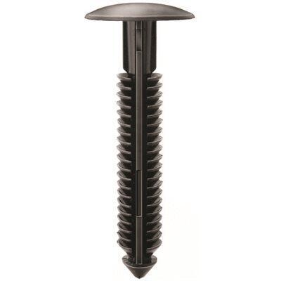 7.5mmx44mm Black Nylon Single Head Christmas Tree Retainer, 18mm Head