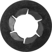 3/8"-16 Flat 6 Prong Push-On Bolt Retainer, Phosphate & Oil