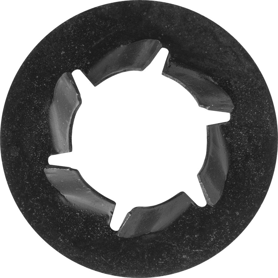 7/16"-20 Flat 6 Prong Push-On Bolt Retainer, Phosphate & Oil
