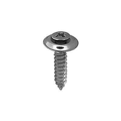 #8x3/4" Phillips Oval Head SEMS Tapping Screw, Type AB w/ Countersunk washer, Chrome Finish
