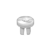 #10 White Round Head Nylon Nut