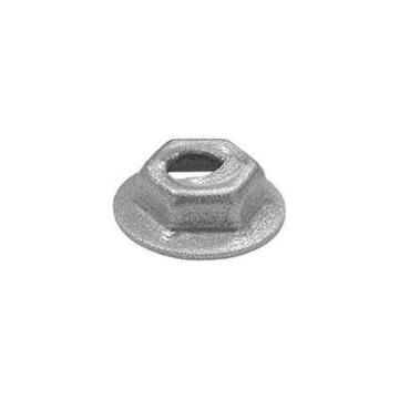 5/32" Stud Hex Washer Thread Cutting Nut, 3/8" Wrench, 9/16" Washer, Zinc