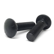 1/2-13x4-1/2" Grade 8 Round Head Square Neck Full Thread Carriage Bolts Plain
