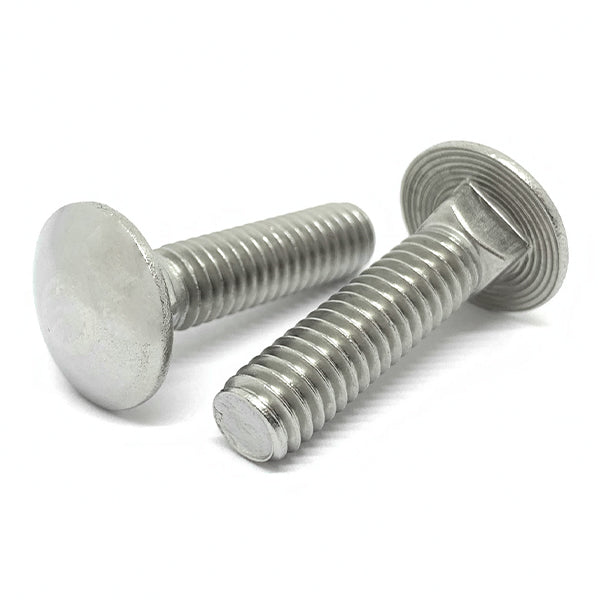 3/8-16x2" Stainless Steel 18-8 Carriage Bolts