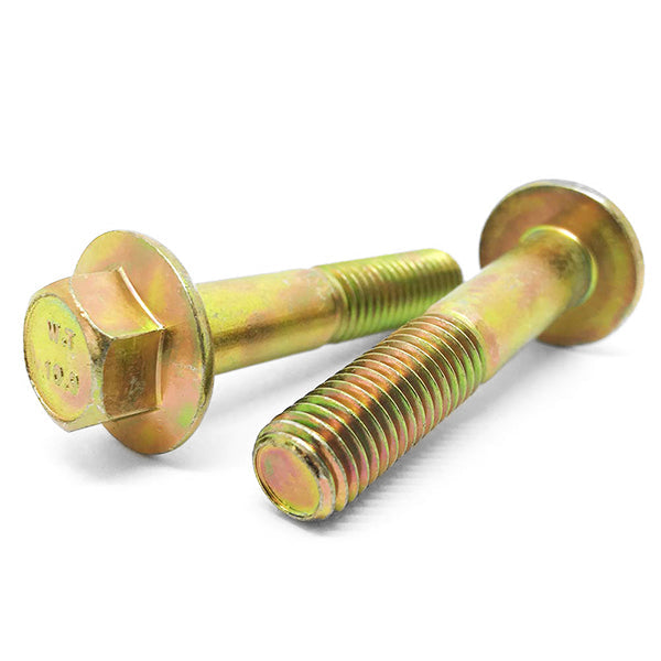 M12-1.75x50 Class 10.9 Hex Flange Bolts Zinc Yellow