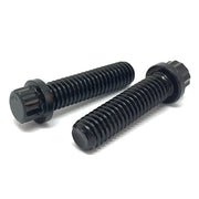 M10-1.50x20 Metric 12 Point Flange Screws Class 12.9 Black Oxide