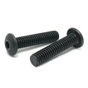 #6-32x1/2" Alloy Button Head Socket Cap Screws Black Oxide