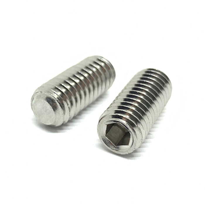 M4-0.70x3 Stainless Steel A2 Flat Point Allen Socket Set Screws