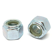 M18-1.5 Class 10 Nylon Insert Hex Nuts Extra Fine Thread Zinc