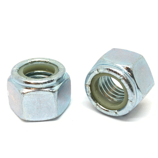 7/8"-14 Grade A Nylon Insert Hex Nuts Zinc