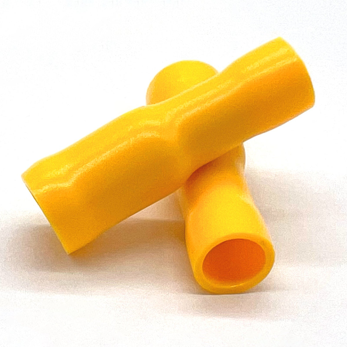 Yellow PVC/Vinyl Female Fully Insulated Bullet Crimp Connector, AWG 12-10