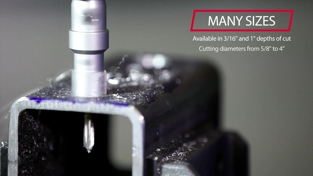 3" Carbide Tipped Hole Cutter with 1" Depth of Cut
