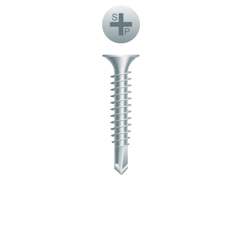 #8 Strong-Point Bugle Head 8-18 x 3, PH, Zinc