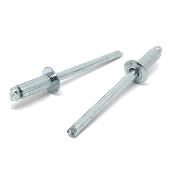1/8" Dia 3/16"-1/4" (44) Grip - Dome Head Blind Rivets Alum/Alum Mandrel
