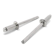 1/8" Dia 3/16"-1/4" (44) Grip - Dome Head Blind Rivets Stainless/Stainless Mandrel