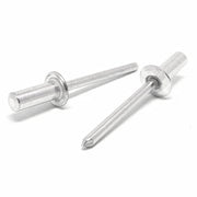 1/8" Dia 3/16" - 1/4" (44) Grip - Closed End Dome Head Blind Rivets Stainless/Stainless Steel Mandrel