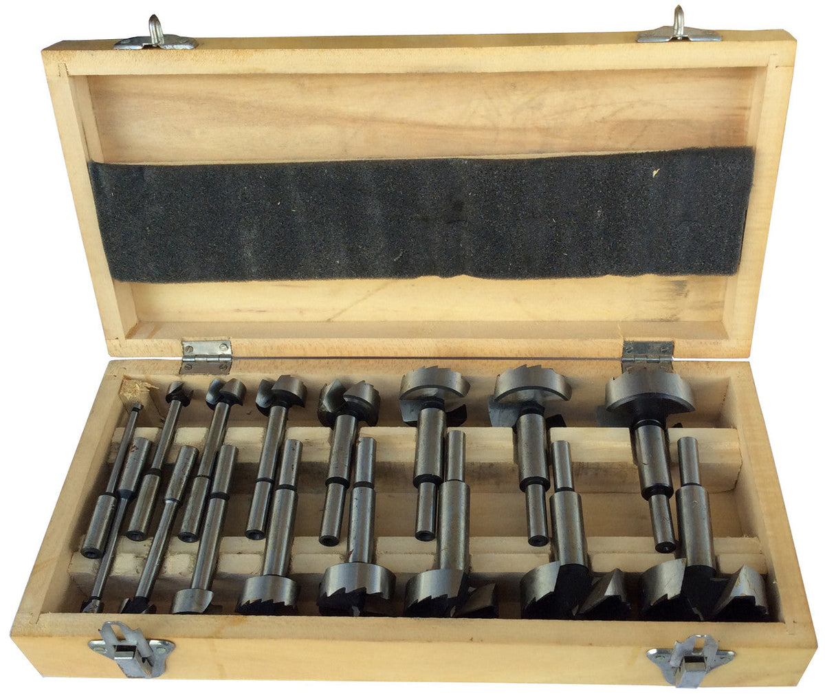 16 Piece Forstner Drill Bit Set