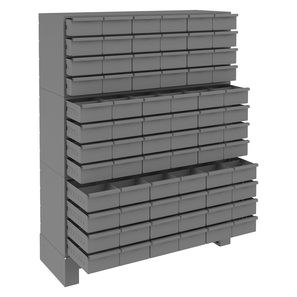 72 Drawer Metal Storage Rack Cabinet with Base