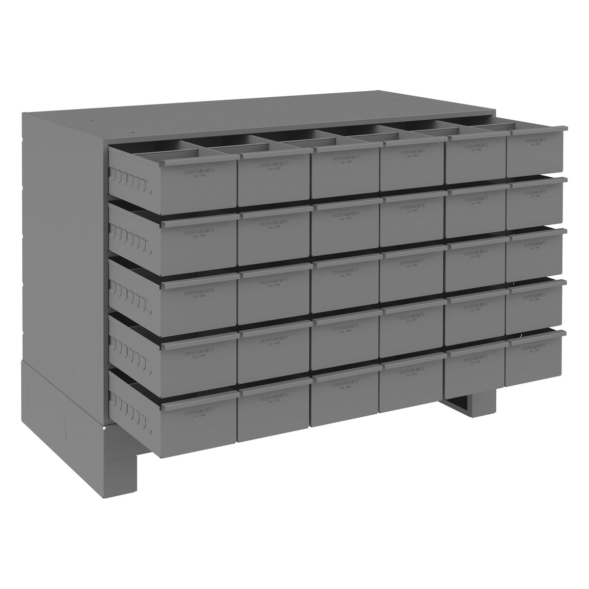 30 XL Drawer Metal Storage Rack Cabinet with Base