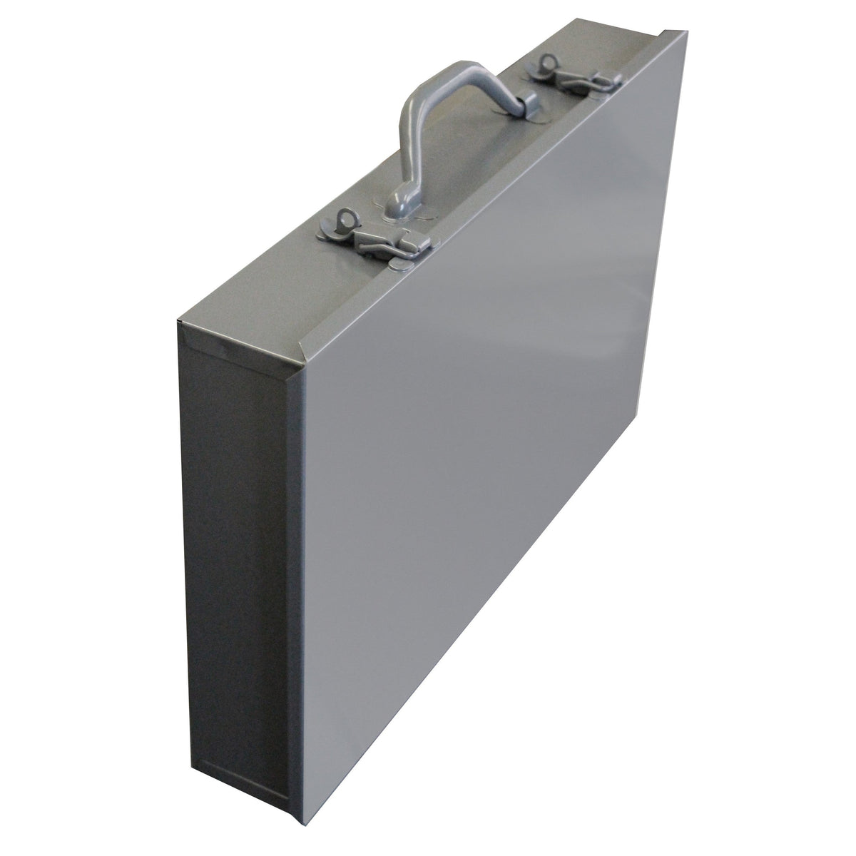 Adjustable Vertical Insert Large Metal Duel Locking Drawer Compartment Box w/ Comfort Grip Handle