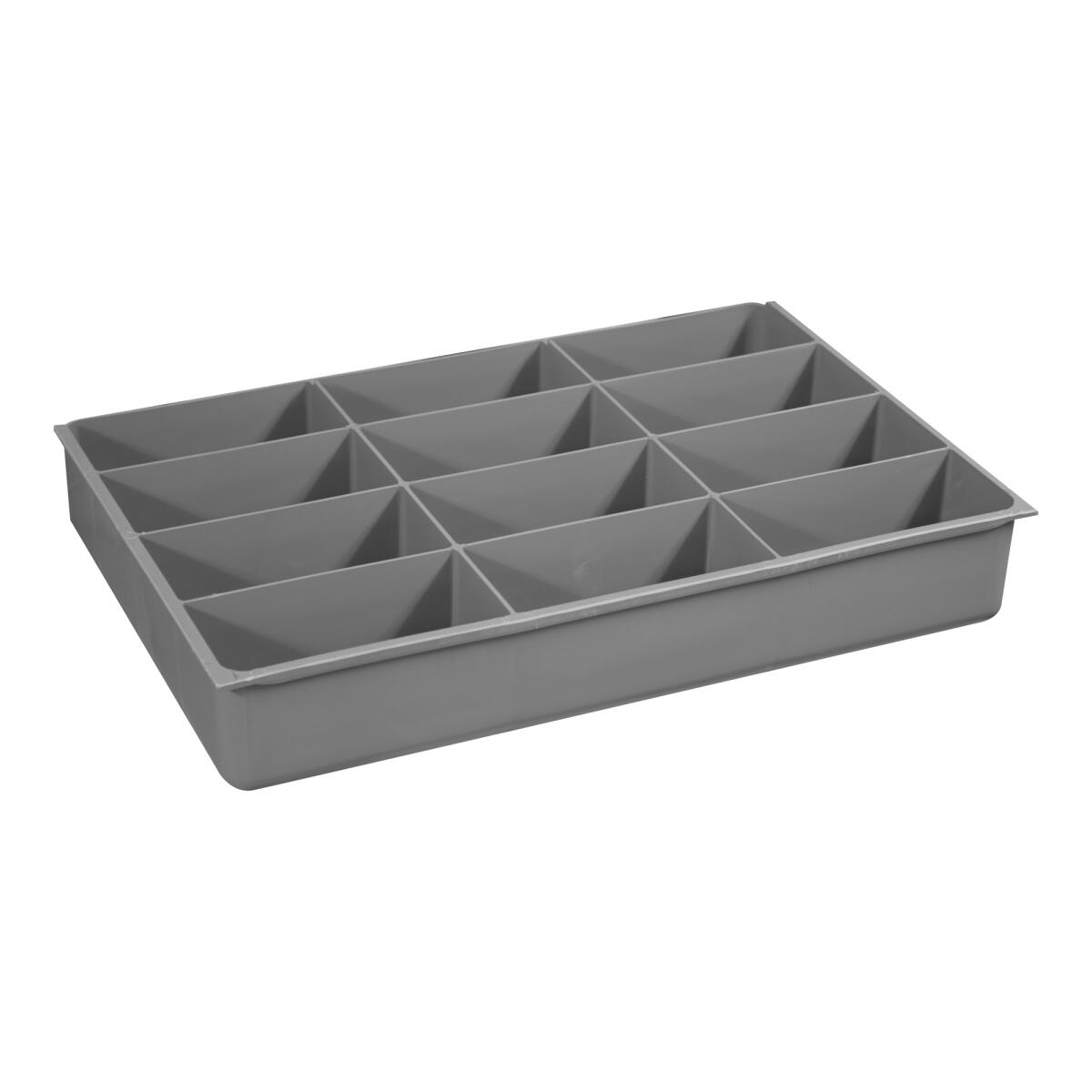 12 Hole Large Plastic Compartment Tray Insert