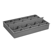Adjustable Insert Large Plastic Compartment Tray